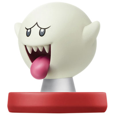 amiibo Super Mario Boo This one is a unique entry in that it is also a glow in the dark figure