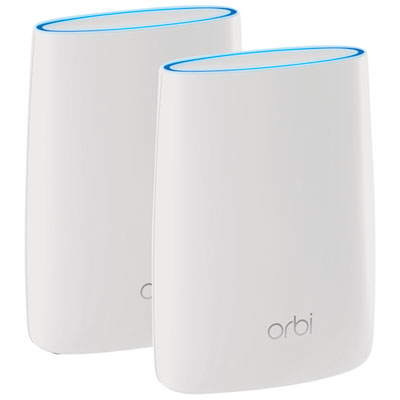 Image of NETGEAR Orbi AC3000 Mesh Whole-Home Wi-Fi 5 System (RBK50-100CNS) - 2 Pack