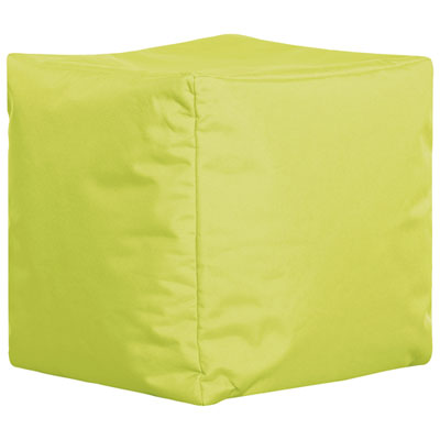 Sitting Point Cube Brava Contemporary Bean Bag Chair - Green