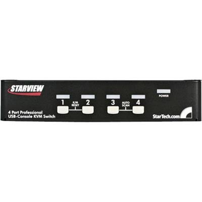 StarTech 4 Port 1U Rackmount USB PS/2 KVM Switch with OSD | Best