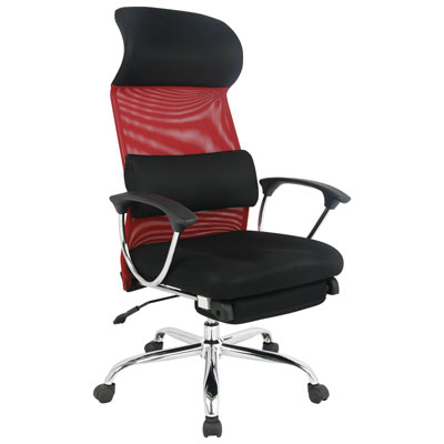 Fauteuil De Bureau Ergonomique À Dossier Élevé En Filet Tygerclaw - Noir