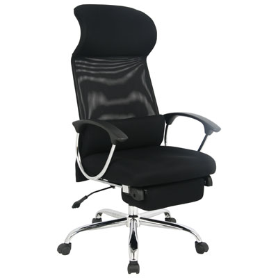 Fauteuil De Bureau Ergonomique À Dossier Élevé En Filet Tygerclaw - Noir
