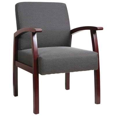 Fauteuil De Bureau Ergonomique À Dossier Mi-Hauteur En Tissu De Tygerclaw - Gris