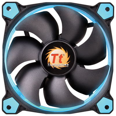 Image of Thermaltake Riing 12 Series 120mm LED PC Case Cooling Fan - Blue