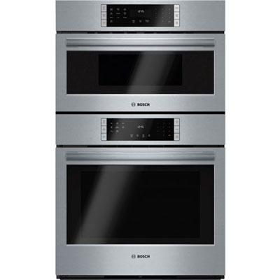 "Bosch 49"" 6.2 Cu.Ft. Electric Combination Wall Oven (HBL8752UC)-Stainless-Open Box-Perfect Condition"