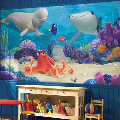 Image of RoomMates Finding Dory 6' x 10.5' Wallpaper Mural