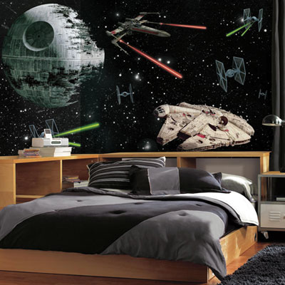 RoomMates Star Wars Classic Vehicle 6' x 10.5' Wallpaper Mural