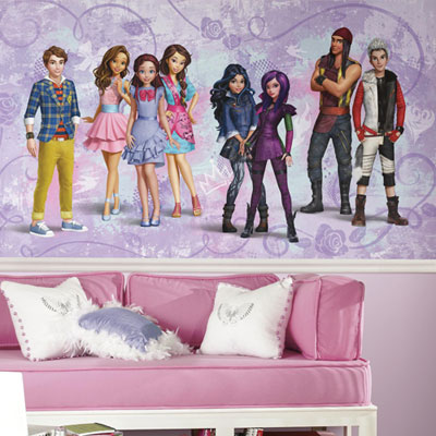 Image of RoomMates Descendants 6' x 10.5' Wallpaper Mural
