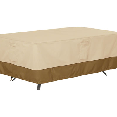 Classic Accessories Veranda Water Resistant Patio Table Cover - 72" x 23" x 44"- Beige Love the cover we bought for our six person patio table