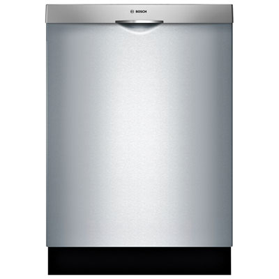 Image of "Bosch 300 Series 24"" 44dB Built-In Dishwasher with Stainless Steel Tub & Third Rack -Stainless Steel"
