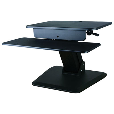 Image of TygerClaw Sit-Sand Desktop Workstation Stand - Black