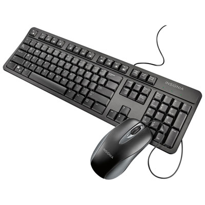 Image of Insignia Optical Keyboard & Mouse Combo - Only at Best Buy