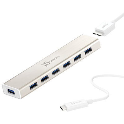 j5create 7-Port USB-C Hub (JCH377) Port Hub