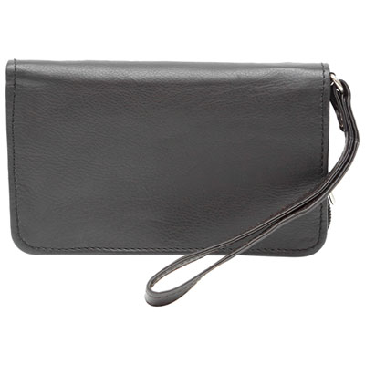 Ashlin Vita Leather Wristlet for iPhone 6/7 - Black