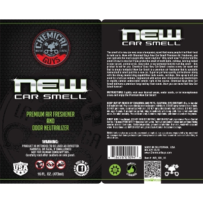 Chemical Guys AIR_101_16 New Car Smell Premium Air Freshener and
