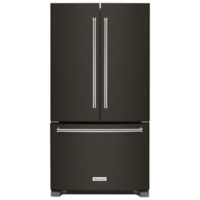 KitchenAid 36" 21.9 Cu. Ft. Counter-Depth French Door Refrigerator (KRFC302EBS) - Black Love this refrigerator! French doors are the best!