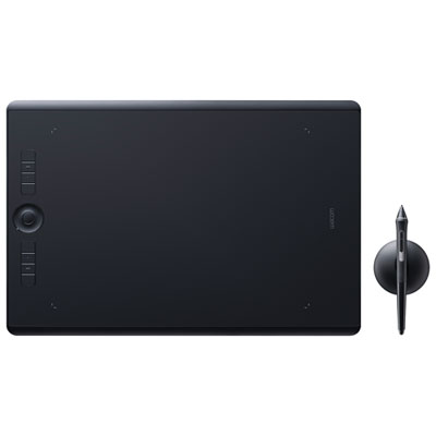 Image of Wacom Intuos Pro 12.8   x 8   Creative Tablet with Stylus - Large - Black