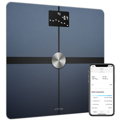 Image of Withings Body+ Wi-Fi Body Composition & Smart Scale - Black