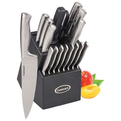 Image of Cuisinart Stainless Steel 21-Piece Knife Block Set (SSC-21CC)