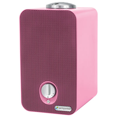 GermGuardian 4-in-1 Kid-Friendly Air Purifier with HEPA Filter & Projector - Pink