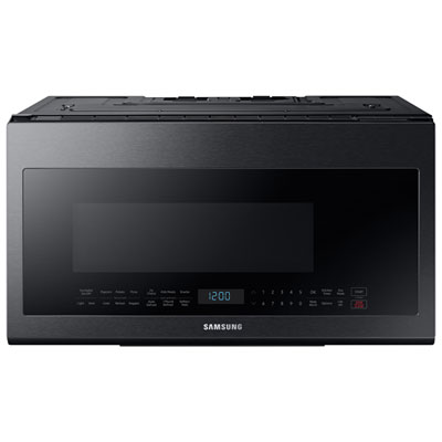 Image of Samsung Over-The-Range Microwave - 2.1 Cu. Ft. - Black Stainless Steel