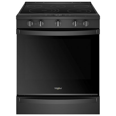 Whirlpool 30" 6.4 Cu. Ft. True Convection 5-Element Slide-In Electric Range (YWEE750H0HB) - Black I am very pleased with my Smart Electric Range