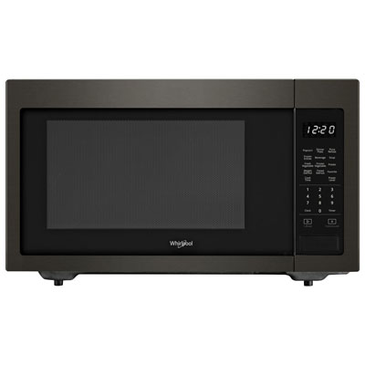 Image of Whirlpool Countertop Microwave - 1.6 Cu. Ft. - Black Stainless