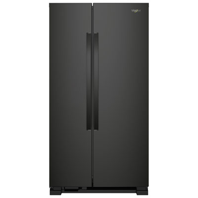 Whirlpool 36" 24.9 Cu. Ft. Side-by-Side Refrigerator with LED Lighting (WRS315SNHB) - Black I love this fridge looks super works great!!!!!! the best!!!!!