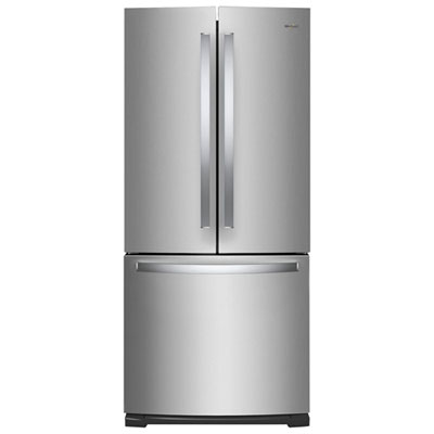 Whirlpool 30" 19.7 Cu. Ft. French Door Refrigerator with LED Lighting (WRF560SFHZ) - Stainless Steel We especially like the 2 door opening on the fridge part which we never had before on previous fridges