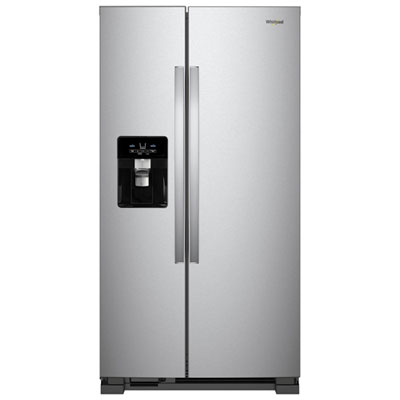 Whirlpool 33" 21.2 Cu. Ft. Side-By-Side Refrigerator with Ice & Water Dispenser - Stainless Steel (This review was collected as part of a promotion