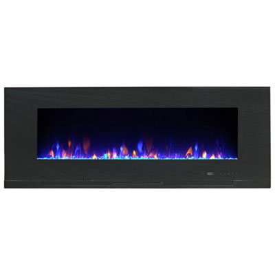 Paramount Mirage 50" Wall-Mounted Electric Fireplace - 4,600 BTU - Black Great Fireplace! Very Modern and Elegant!