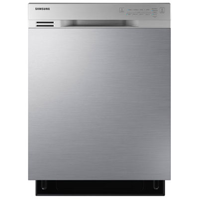 "Samsung 24"" 50 dB Tall Tub Built-In Dishwasher w/ Stainless Steel Tub (DW80J3020US) -Stainless Steel - Scratch & Dent"