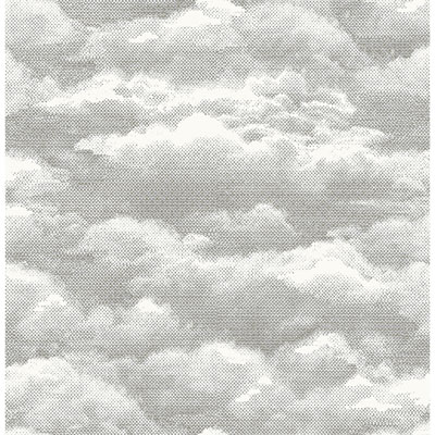 Image of A-Street Prints Eclipse Solstice Cloud Wallpaper - Opal