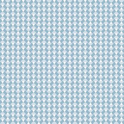 Image of Wall Vision Scandinavian Designers II Arne Geometric Wallpaper - Blue