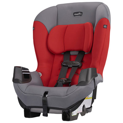 Image of Evenflo Sonus Convertible 2-in-1 Car Seat - Lava Red