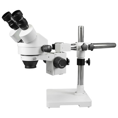 Walter Products 7x - 45x Binocular Stereo Microscope with 144-LED Ring Light (WP-3E-IFR07)