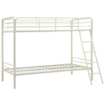 Image of Transitional Bunk Bed - Twin - White