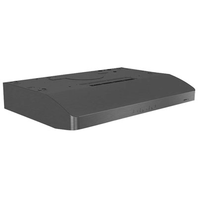 "Broan 36"" Under Cabinet Range Hood (ERLE136BLS) - Black Stainless Steel"