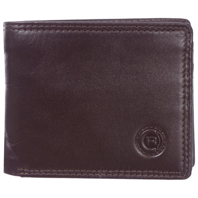 Image of Club Rochelier Leather Bi-fold Wallet - Mahogany