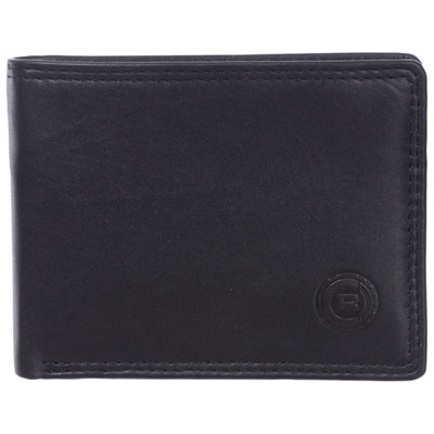 Image of Club Rochelier Traditional Leather Bi-fold Wallet - Black