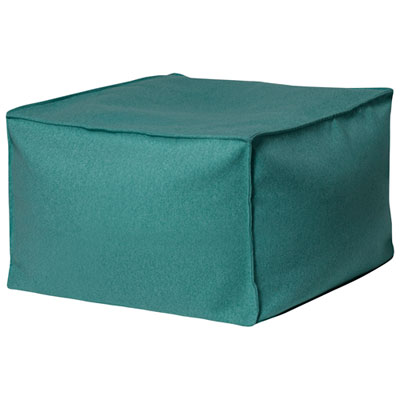 Image of Loft Felt Contemporary Bean Bag Chair - Turquoise