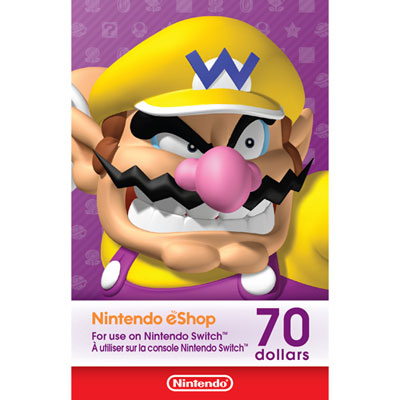 Image of Nintendo eShop $70 Gift Card - Digital Download