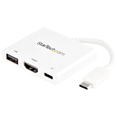 Startech USB-C To 4K HDMI and USB-A Adapter with Power Delivery (CDP2HDUACPW)