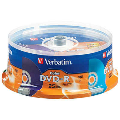 judío Depresión Gracia Verbatim 4.7GB 16X DVD-R Disc Spindle - 25-Pack | Best Buy Canada