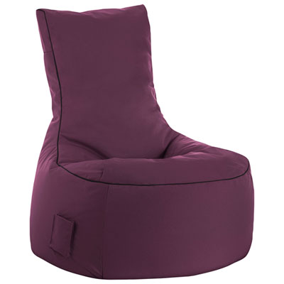 Swing Brava Contemporary Bean Bag Chair - Purple