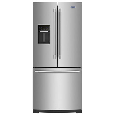 Maytag 30" 19.7 Cu. Ft. French Door Refrigerator with LED Lighting (MFW2055FRZ) - Stainless Steel Beautiful Fridge!