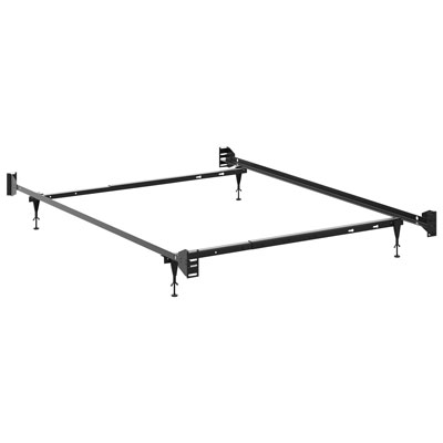 Image of Graco Modern Crib Conversion Metal Bed Frame - Double - Black