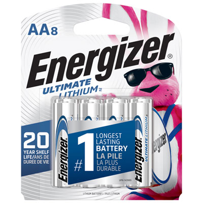 Image of Energizer Ultimate Lithium AA Batteries - 8 Pack
