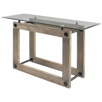 Image of Fresno Contemporary Console Table - Ash Brown