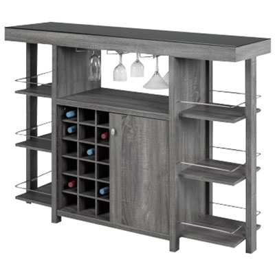 Brassex Wine Bar Table - Grey